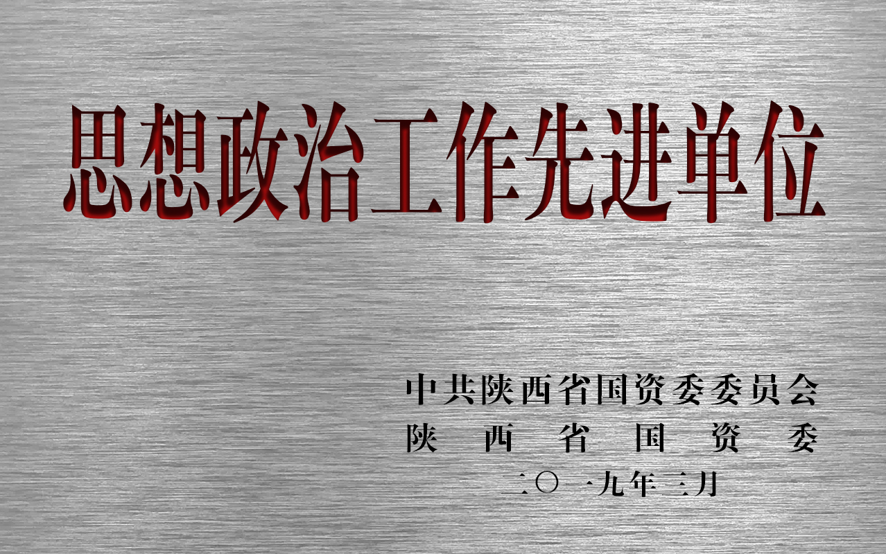 公司獲陜西省國(guó)資委2018年度思想政治工作先進(jìn)單位
