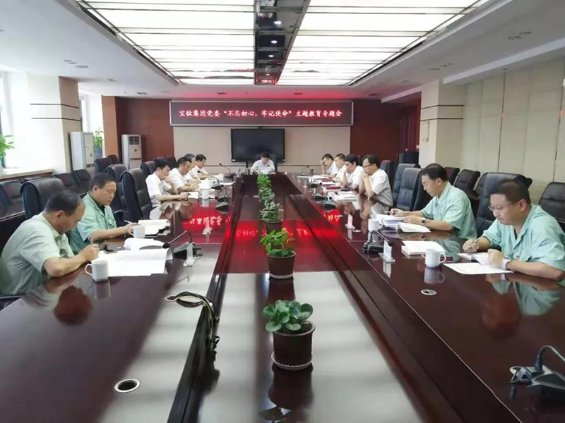 公司黨委召開(kāi)“不忘初心、牢記使命”主題教育 對(duì)照黨章黨規(guī)找差距專(zhuān)題會(huì)議