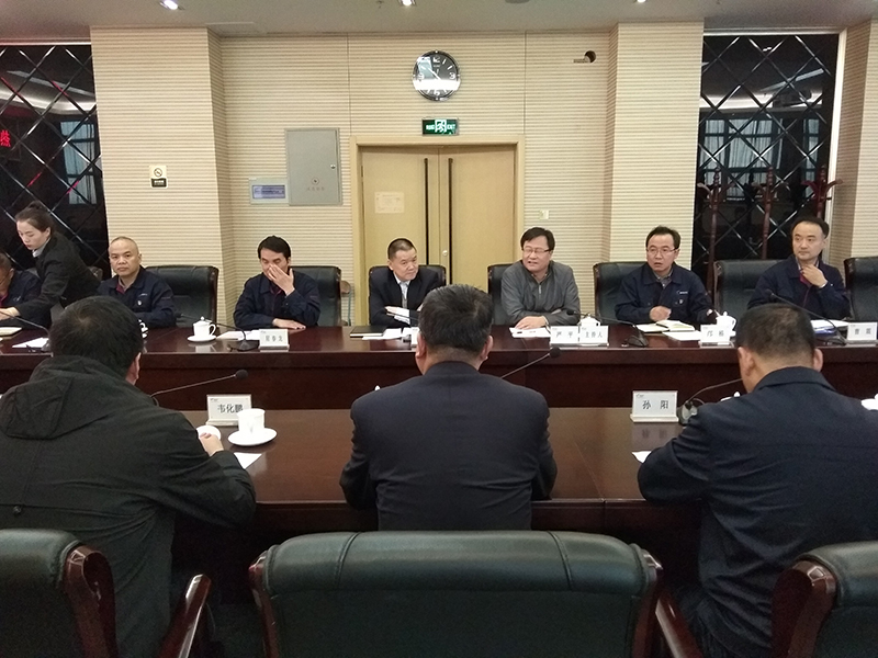 陜西美鑫公司來(lái)公司參觀交流精益管理工作