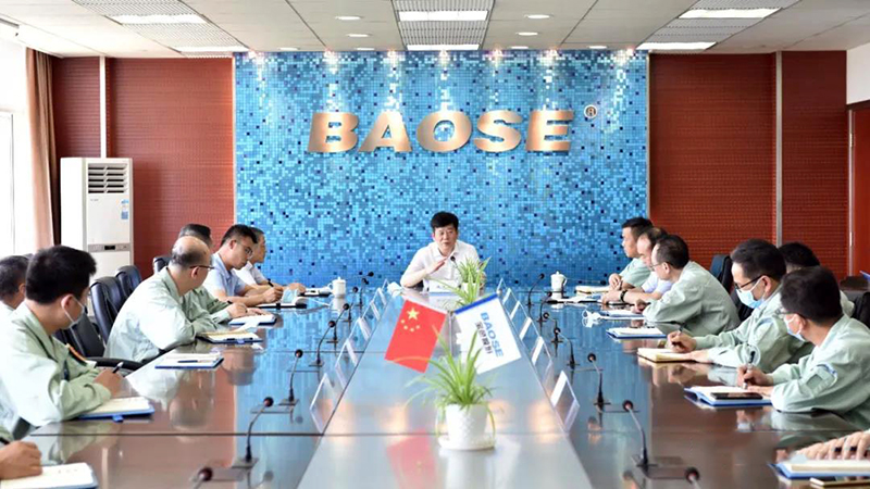 公司黨委書記董事長王文生到南京寶色股份公司調(diào)研指導工作